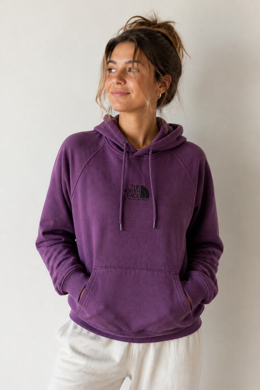 The North Face Purple Hoodie Women L
